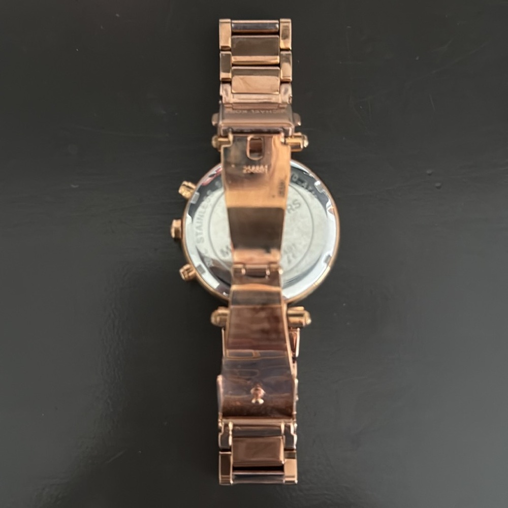Michael Kors Gold Watch with Mother-of-Pearl Dial - Picture 6 of 6